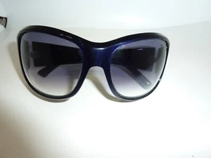 Marc Jacobs Oversized Sunglasses NARROW DARK BLUE MADE IN ITALY VINTAGE - Picture 1 of 10