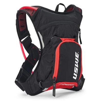 USWE MTB Hydro 3L Hydration Pack w/2.0L Bladder Cycling MTB Gravel Enduro - Red​ - Image 1 of 4