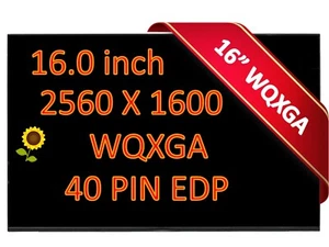 New 120hz 2K Display for Dell Inspiron 16 Plus 7630 P125F 16" 6CGFR LCD Screen - Picture 1 of 4