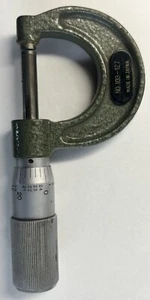 MITUTOYO 0-1" Outside Micrometer .001" Graduations Machinist Gauge No. 103-127 - Picture 1 of 10