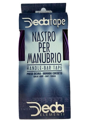 Purple DEDA ELEMENTI Bike Bicycle HANDLEBAR TAPE Wrap Logo Embossed NOS - Image 1 of 4