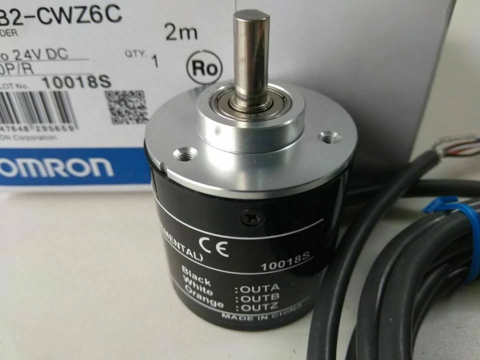 1x OMRON Incremental Rotary Encoder 10~5000p/r 5-24v DC E6B2-CWZ6C NPN - Image 1 of 4