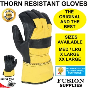  GARDENING GLOVES.HEAVY DUTY.MEN'S/LADIES,CUT & THORN RESISTANT,PRUNING,THORNS - Picture 1 of 4