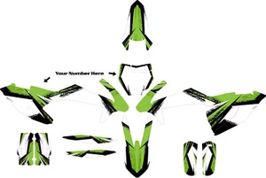 Graphic Kit Vinyl Wrap Decals Sticker 2016+ Sx 250 450 Motorcross KTM - Picture 1 of 1