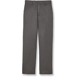 NEW Boys Grey FLYNN O'HARA Flannel Flat Front Classic Uniform Dress Pants 16 NWT - Picture 1 of 3