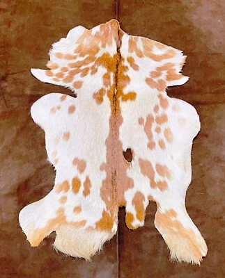 Animal Skin Pelt for decor, Nordic Goat Hide, Real Leather Fur, Summer Fur Coat - Image 1 of 4