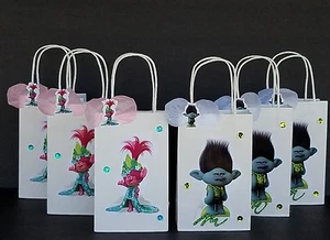 Trolls INSPIRED 20pc princess Poppy & Branch 3D Birthday Party Favor treat Bags - Picture 1 of 12
