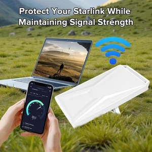 Portable Silicone Starlink Protective Cover for Travel Backpacking Waterproof - Picture 1 of 9