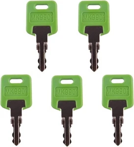 5pcs RV Camper Key MK9901 Motorhome Green Master Keys Compatible with style2  - Picture 1 of 5