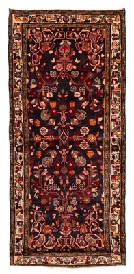 Alfombra oriental vintage anudada a mano alfombra tradicional de lana de 3'3" x 7'5" Foto 1 de 4