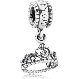 AUTHENTIC PANDORA MY PRINCESS DANGLE CHARM BEAD BRAND NEW #791117CZ SILVER F/SH - Picture 1 of 1