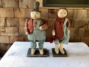 Rare Arnett's Country Store Snowman and Snowlady 3 day Auction - Picture 1 of 7