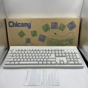 Vintage Chicony PS/2 Keyboard Model KB-2961 - Tested - NEW OPEN BOX - Afbeelding 1 van 9