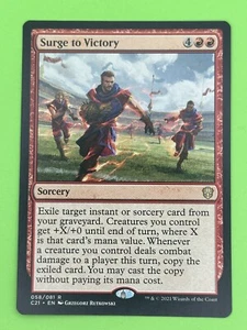 Surge to Victory NM MTG Commander 2021 rare red sorcery - Picture 1 of 3
