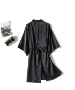 Camisón Lencería Batas Ropa Interior Prendas para dormir Dama Bata Pijama Suave - Imagen 1 de 11