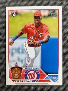 Jeter Downs 2023 Topps Update RC Vintage Stock /99 SP Rookie #US145 Nationals 