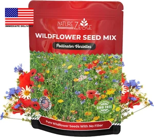 85,000 Wildflower Seeds, 35 Varietiey Wild Flowers Bulk Flower Seeds, Mix of Ann - Picture 1 of 12