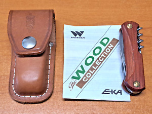 RARE discontinued Wenger / EKA Wood Collection 03 Traveller Neuf, étui d'origine