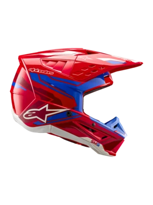 Casco Alpinestars SM5 Action 2 rojo brillante/azul mediano Foto 1 de 4
