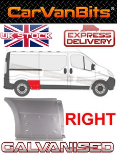 PANEL ARCO DE REPARACIÓN DE ALFÉIZAR TRASERO PARA VAUXHALL VIVARO/TRÁFICO/PRIMASTAR 01-14 CARROCERÍA TRASERA - Imagen 1 de 5