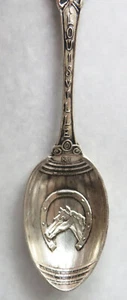 VINTAGE ALVIN STERLING SILVER LOUISVILLE DEMITASS SOUVENIR SPOON - Picture 1 of 4