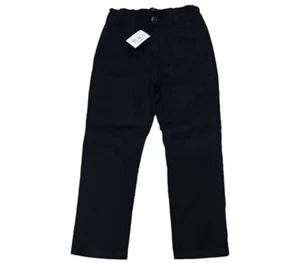 The Childrens Place Black Dress Uniform Pants Size 5 Adjustable Waistband - Picture 1 of 3