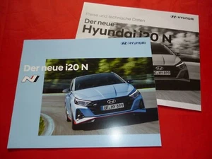 Folleto folleto HYUNDAI i20 N tipo BC3 + lista de precios de 2021 - Imagen 1 de 3