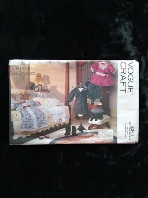 Vogue Craft 8241/417 Victorian Doll Clothes Pattern UNCUT For 18" Doll - Image 1 of 3