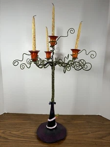 DEPT 56 Kringles Halloween Hexenhut Kandelaber mit Kerzen nie benutzt - Bild 1 von 13