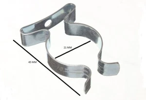 Tool Storage Spring Terry Clips 1 Inch 25mm BZP Pack Of 5 - Picture 1 of 1