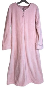 Sleepwear Women’s Long Robe ~ Size L ~ Pink ~ Long Sleeeve ~ Soft ~ Washable - Picture 1 of 6