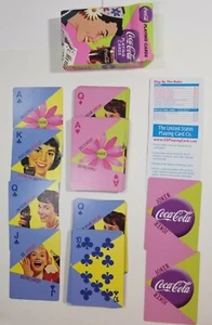Vintage Playing Card Deck Coca Cola Coke Vintage Images PL1 - Picture 1 of 5