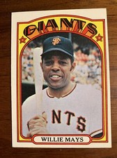 1972 Topps Willie Mays San Francisco Giants #49 Baseball Card 
