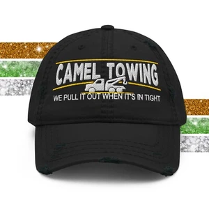 Gorra de béisbol envejecida broma papá camión remolque camello sombrero papá - Imagen 1 de 38