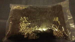 100 cordini da collo premium rotondi badge ID per porta carte e targhette nome gancio J 36" - Foto 1 di 1