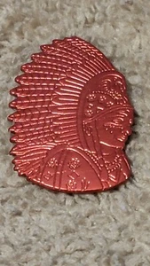 2023 Karneval Krewe von Choctaw Doubloon rot indischer Ausschnitt - Bild 1 von 1