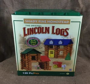 NIB Lincoln Logs Shady Pine Homestead Building Construction Set 120 Piece Age 3+ - Picture 1 of 2