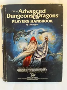 Advanced D & D Official Advanced Dungeons & Dragons Players Handbook1980 - Imagen 1 de 3
