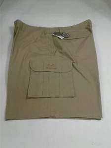 Realtree Big & Tall Size 50" Relax Comfort Khaki Cargo Shorts NWT 100% Cotton - Picture 1 of 7
