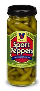 VIENNA SPORT PEPPERS for Chicago Dogs 12 oz - Picture 1 of 2
