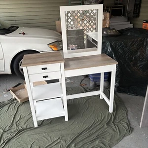 Sauder - Cottage Road Vanity Dresser - Soft White Brand New - Picture 1 of 4