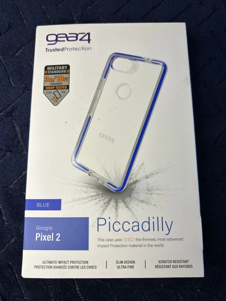 Gear4 Piccadilly D30 Impact Protection Case for Google Pixel 2 Blue - Image 1 of 3