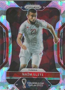 2022 PANINI PRIZM WORLD CUP NAIM SLITI CRACKED ICE PRIZM #196 TUNISIA - Picture 1 of 1
