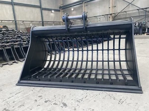Skeleton / Sieve / Shaker Bucket 1500 mm wide with BOE to suit 8T Excavator - Picture 1 of 10
