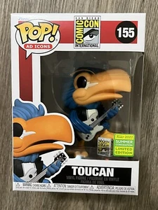 TOUCAN ROCKER #155 Funko Pop 2022 SDCC Exclusive Shared With Guitar & Amp - Picture 1 of 6