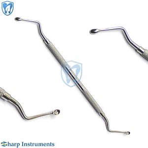 Dental Surgical Hamingway Lucas Bone Curette Periodontal Tooth Cleaning Tools SS - Picture 1 of 2