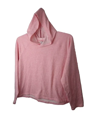 RBX Hooded Pink Cropped Long Sleeve Top. Size XL - Image 1 of 4