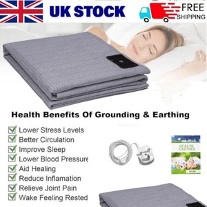 Bed Earthing Sheet Flat Fitted Grounding Sheet Mat To Improve Sleeping Health - Bild 1 von 19