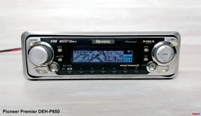 VERY RARE PIONEER PREMIER DEH-P650 CAR STEREO FM RADIO 1-DIN CD PLAYER TESTED - Image 1 of 4