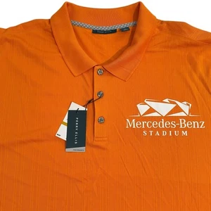 Nuevo con etiquetas Polo Perry Ellis Performance X Mercedes-Benz Stadium Security Naranja 4X - Imagen 1 de 10